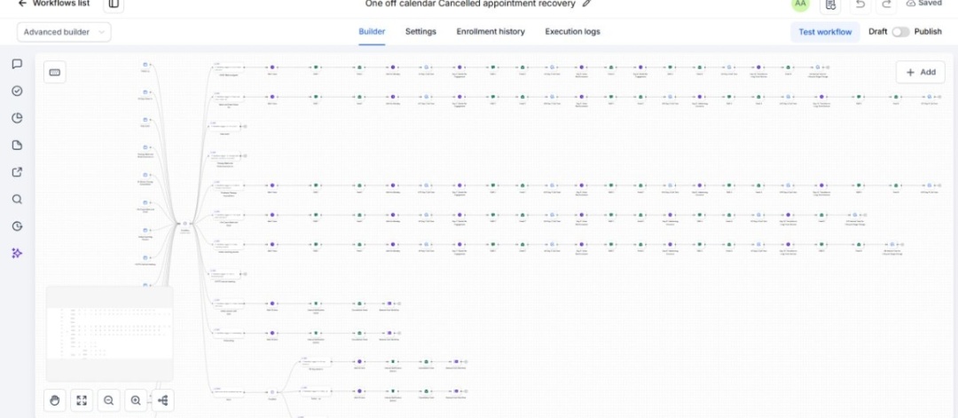 No-Show Recovery Automation automation workflow screenshot